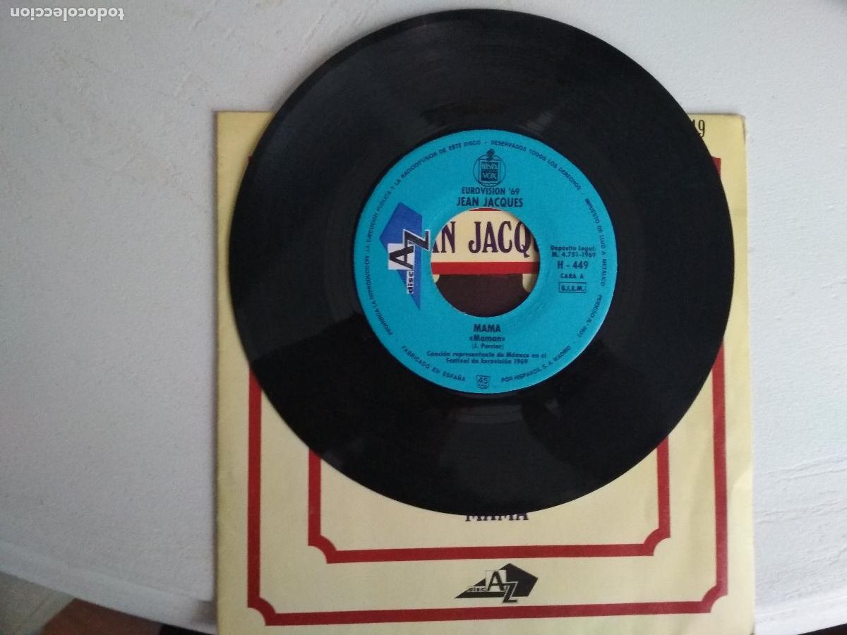 Discos de vinilo: Jean Jacques 1969 ed espa&ntilde;ola &lrm;&ndash; Mama - Foto 3