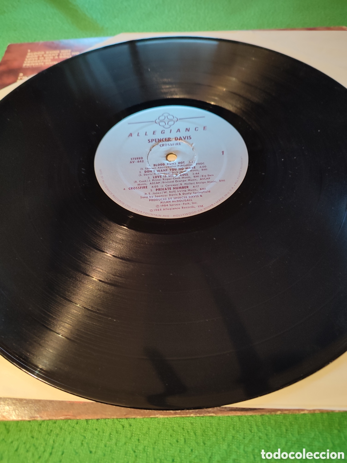 Discos de vinilo: Spencer Davis - Crossfire Vinilo Lp - Foto 3