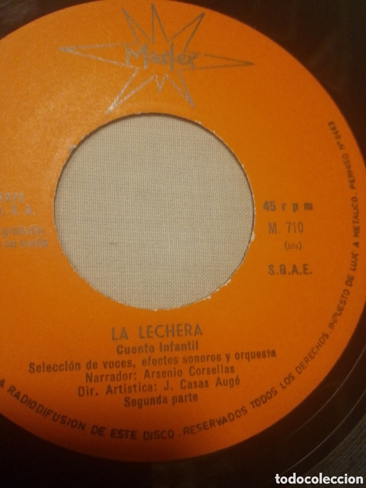 Discos de vinilo: CUENTO LA LECHERA 1967 - Foto 2