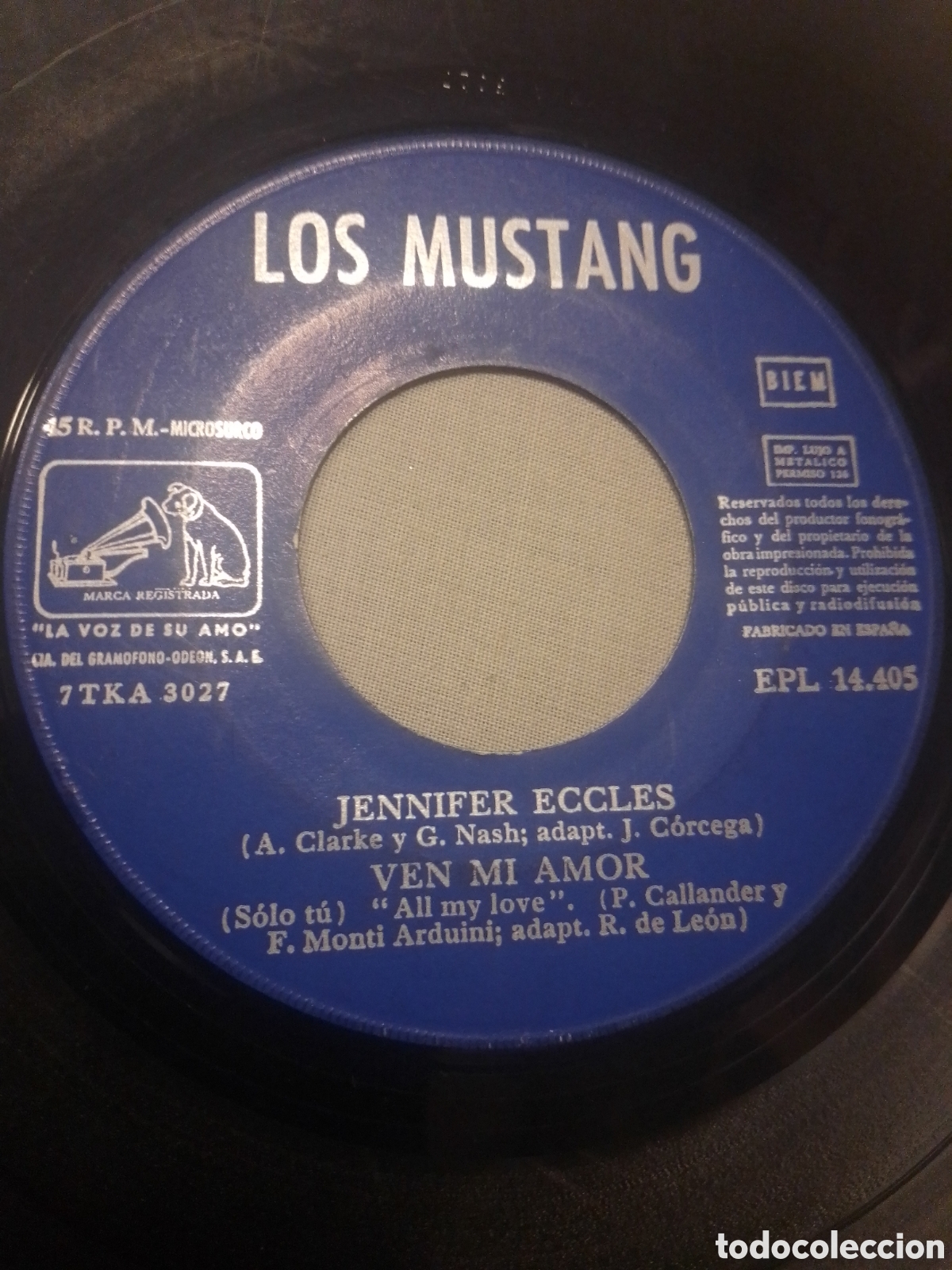 Discos de vinilo: LOS MUSTANG 1968 LP 1968 - Foto 2