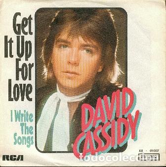 Discos de vinilo: DAVID CASSIDY GET IT UP FOR single - Foto 1