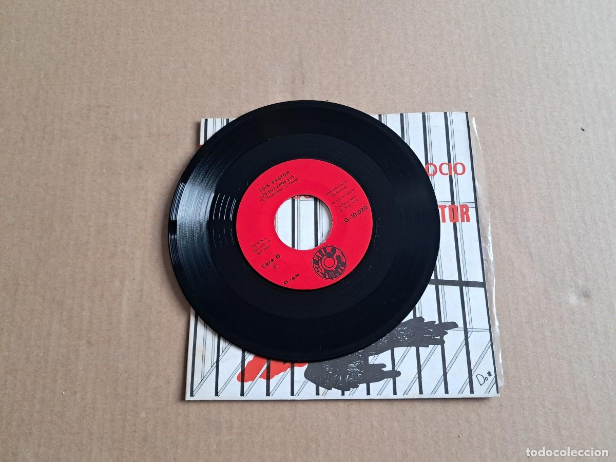 Discos de vinilo: LUIS PASTOR - LA HUELGA DEL OCIO SINGLE 1973 - Foto 2