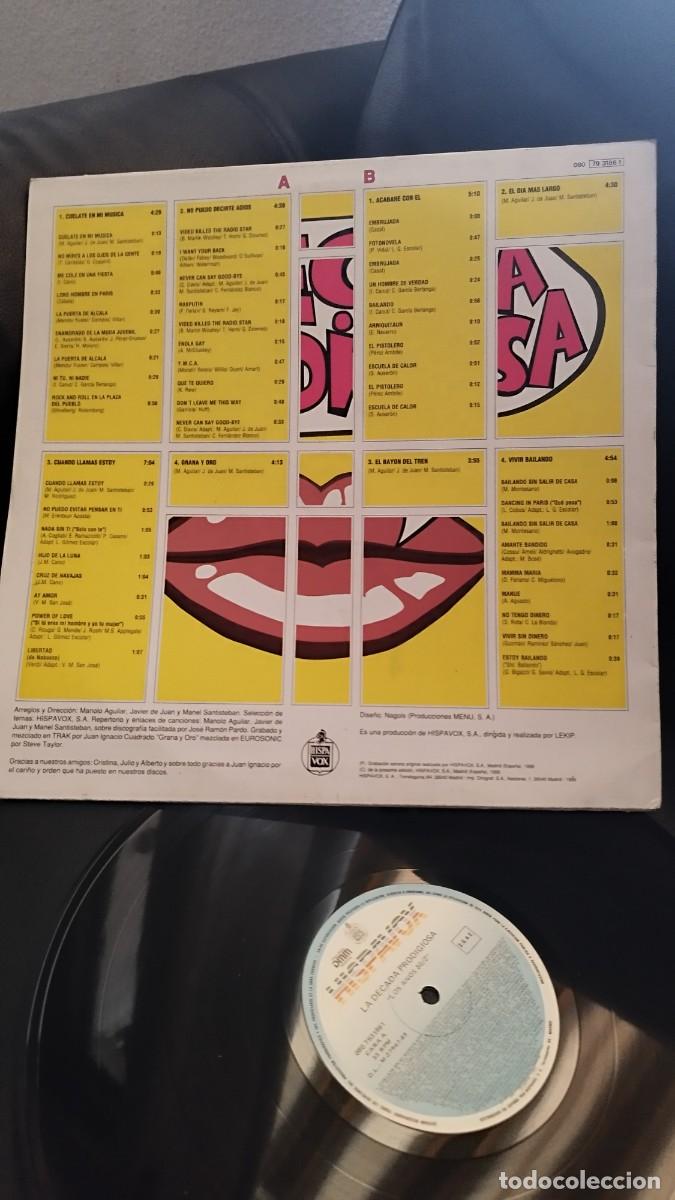Discos de vinilo: La Decada Prodigiosa &ndash; Los A&ntilde;os 80. Vinilo lp. - Foto 3