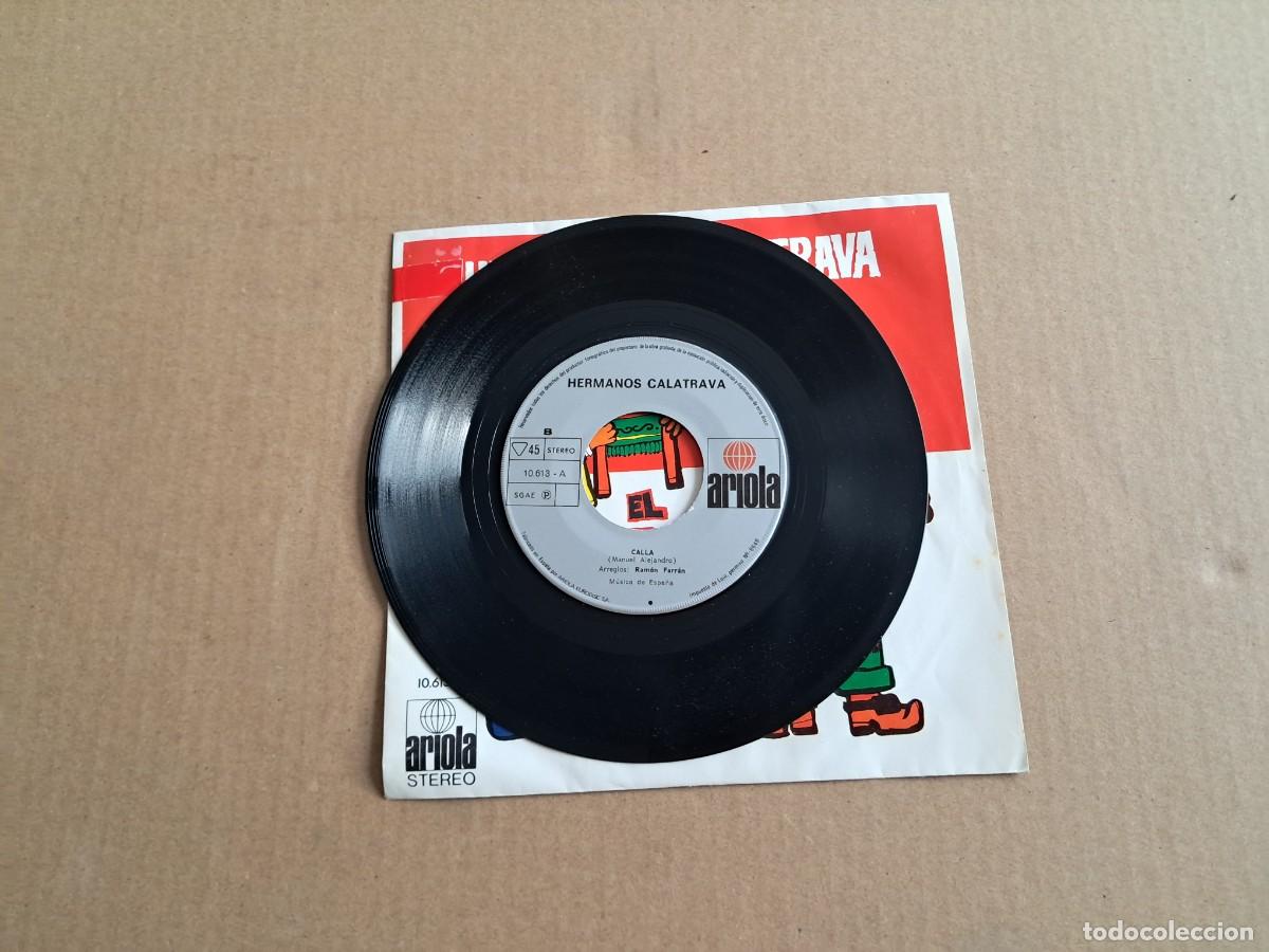 Discos de vinilo: HERMANOS CALATRAVA - EL JUGLAR SINGLE 1972 - Foto 2
