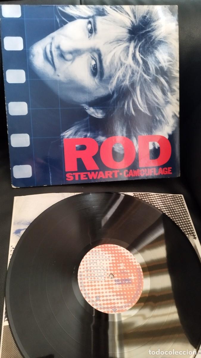 Discos de vinilo: Rod Stewart &ndash; Camouflage. Vinilo lp. - Foto 1