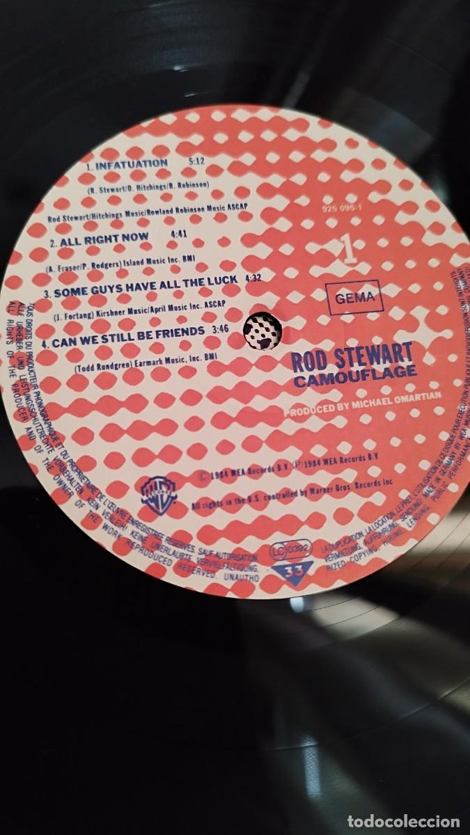 Discos de vinilo: Rod Stewart &ndash; Camouflage. Vinilo lp. - Foto 2