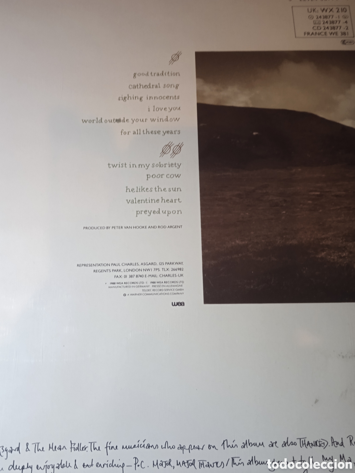 Discos de vinilo: Tanita tikaram - ancient heart. - Foto 2