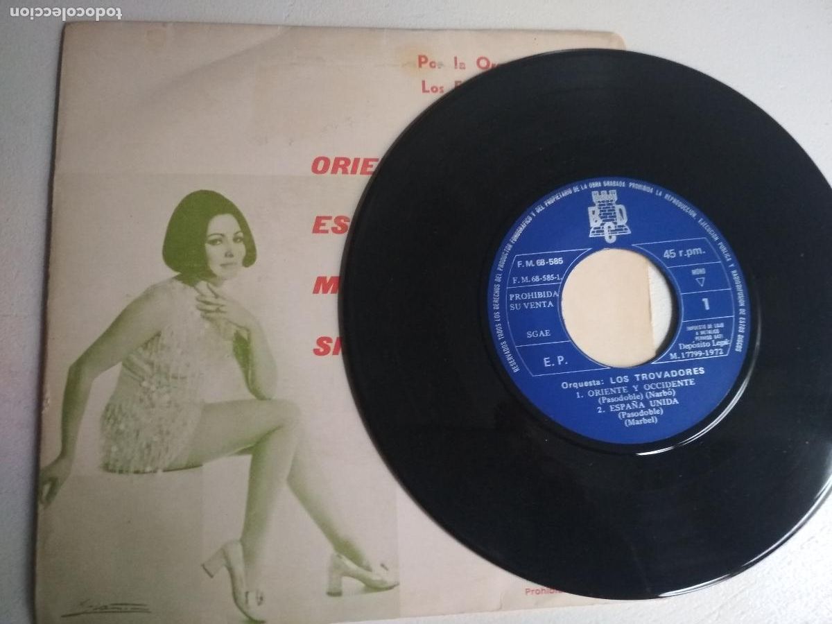 Discos de vinilo: Los Formidables &lrm;&ndash; Oriente y Occidente,1972 - Foto 4