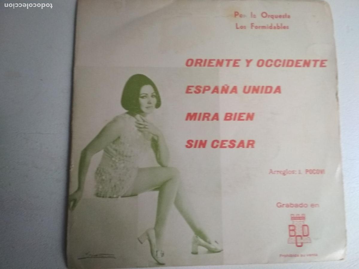 Discos de vinilo: Los Formidables &lrm;&ndash; Oriente y Occidente,1972 - Foto 1
