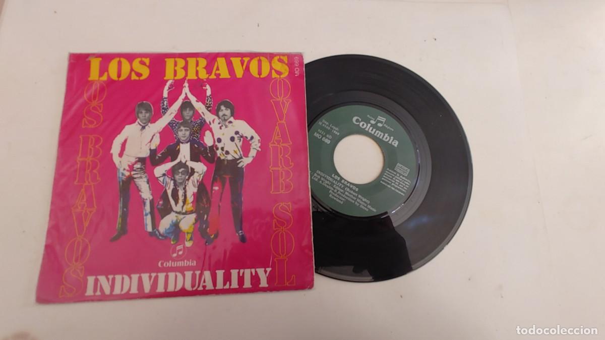 Discos de vinilo: LOS BRAVOS-SINGLE INDIVIDUALITY - Foto 1