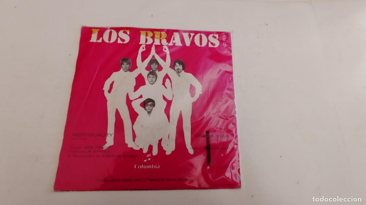 Discos de vinilo: LOS BRAVOS-SINGLE INDIVIDUALITY - Foto 2