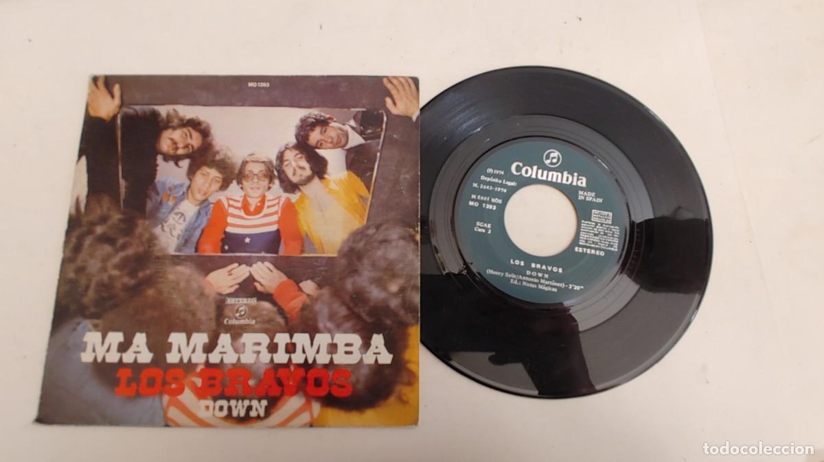 Discos de vinilo: LOS BRAVOS-SINGLE MA MARIMBA - Foto 1