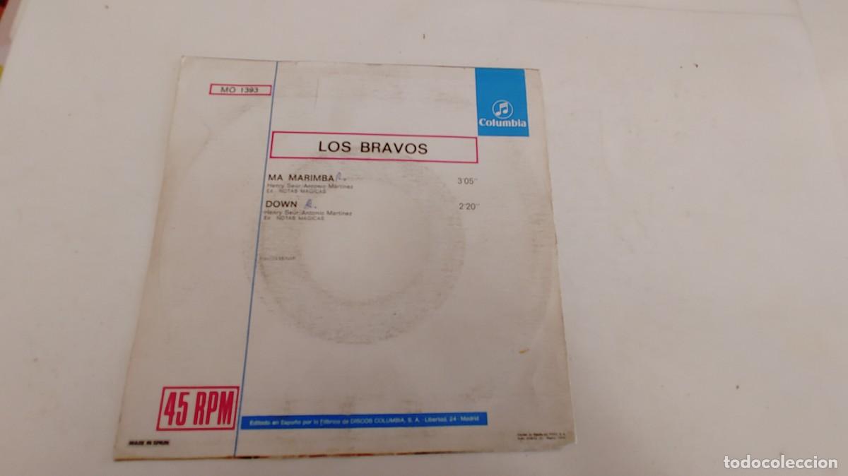 Discos de vinilo: LOS BRAVOS-SINGLE MA MARIMBA - Foto 2