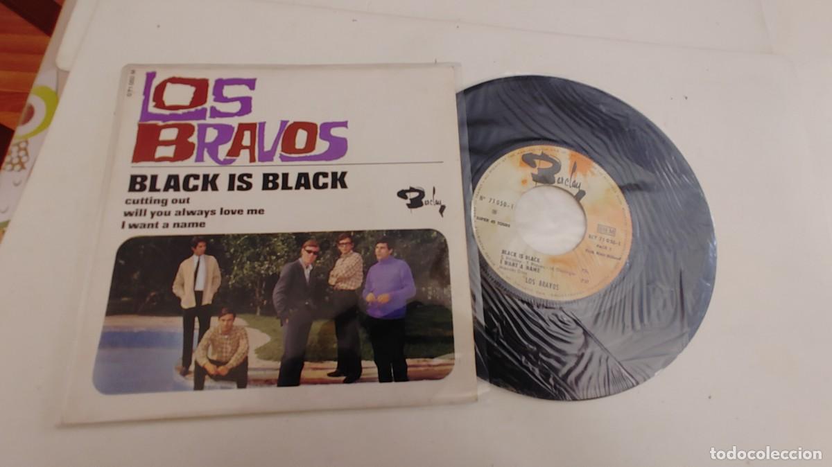 Discos de vinilo: LOS BRAVOS-EP BLACK IS BLACK +3-FRANCES - Foto 1