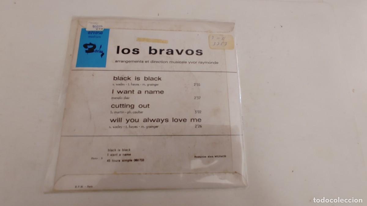 Discos de vinilo: LOS BRAVOS-EP BLACK IS BLACK +3-FRANCES - Foto 2