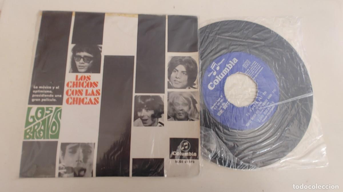 Discos de vinilo: LOS BRAVOS-EP LOS CHICOS CON LAS CHICAS - Foto 1