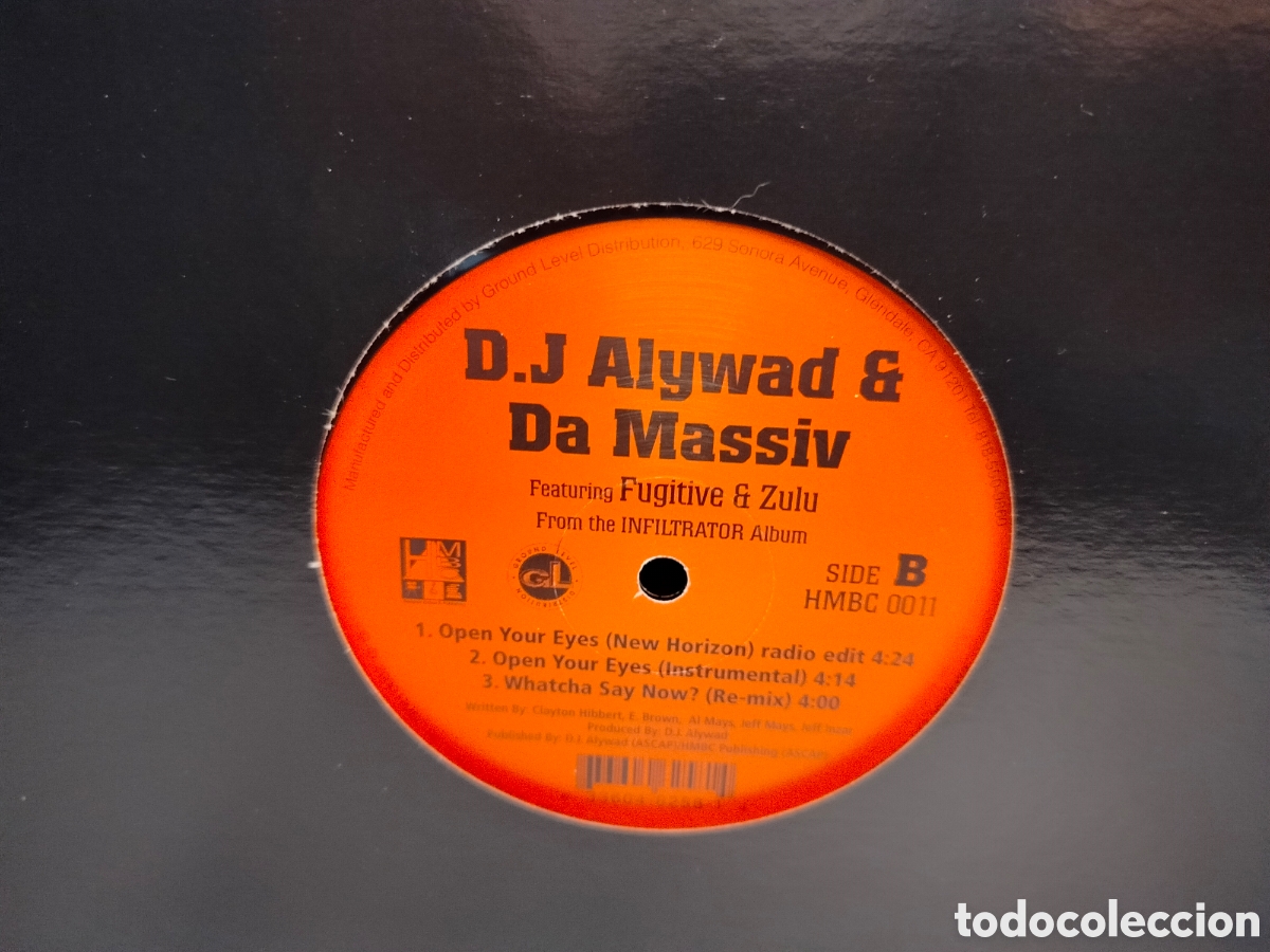 Discos de vinilo: Dj Alywad & Da Massiv - Open your eyes - Foto 2