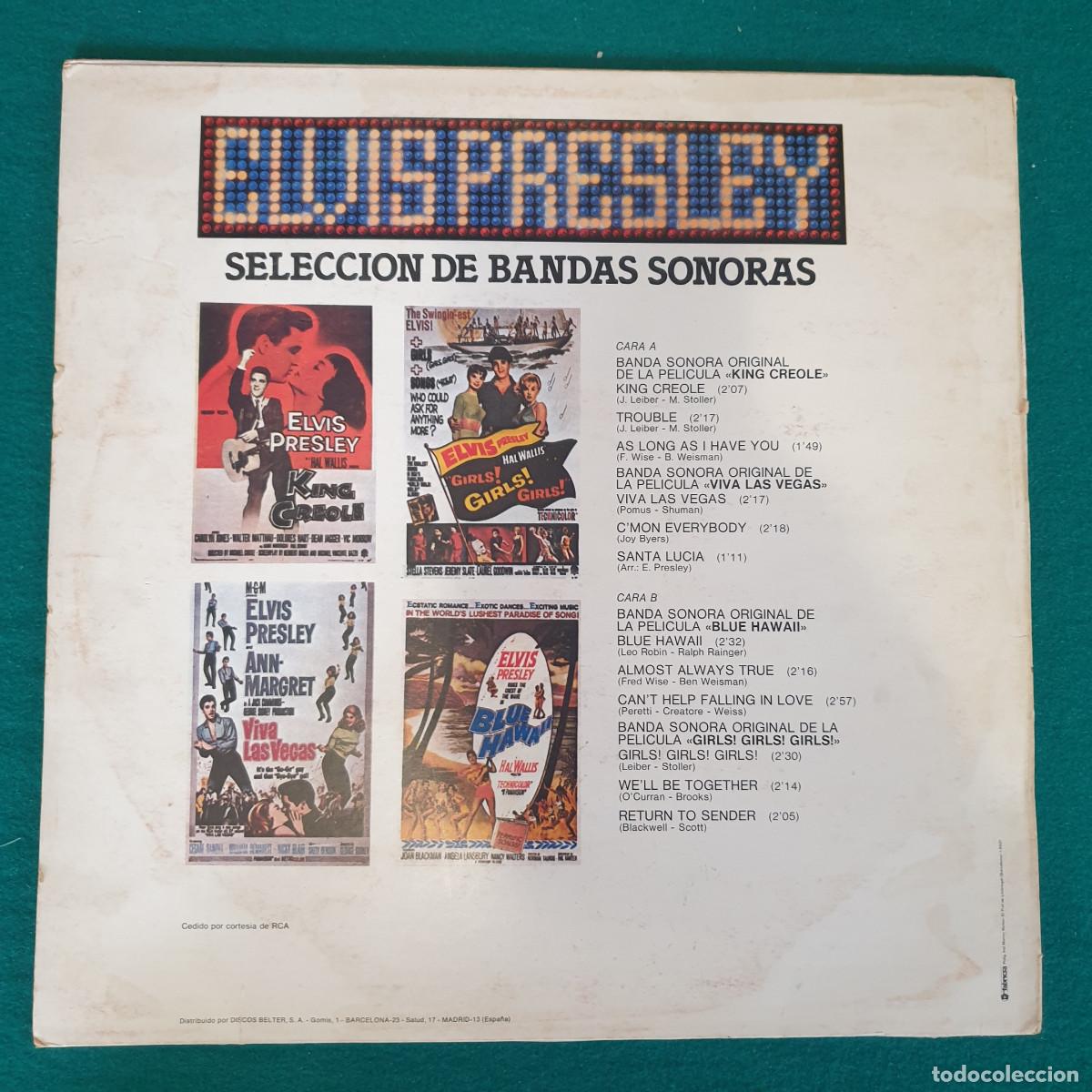 Discos de vinilo: Elvis Presley &ndash; LA MUSICA EN EL CINE 3 - Foto 2