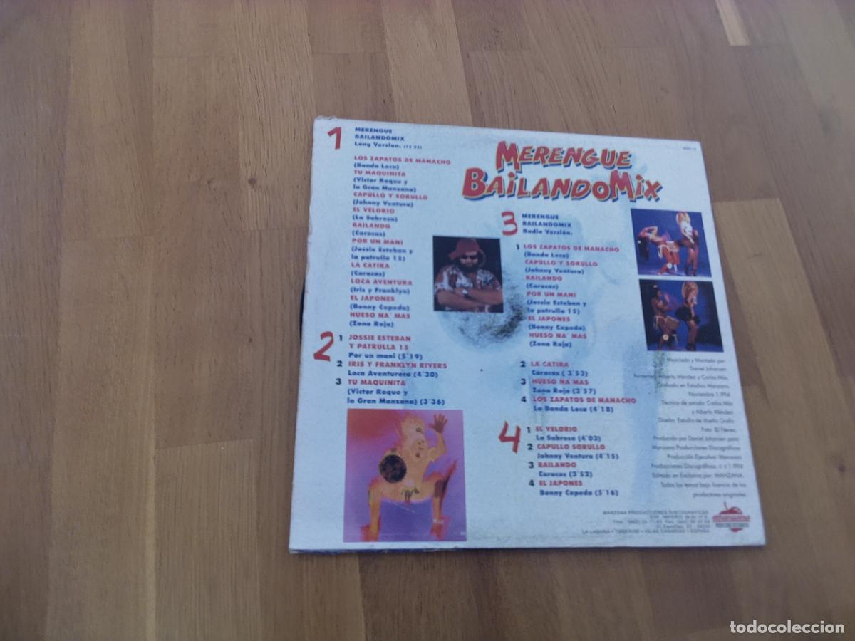 Discos de vinilo: Merengue bailando mix-2 lp - Foto 2