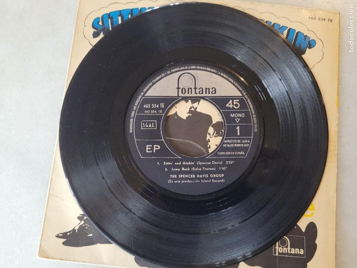 Discos de vinilo: THE SPENCER DAVIS GROUP - SITTIN&Aacute;ND THINKIN - ESP 1966 - Foto 3