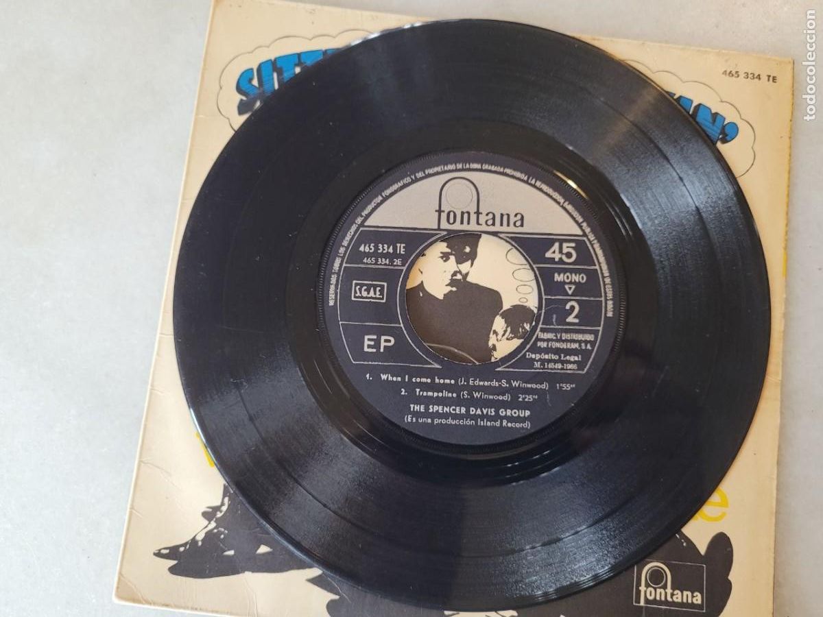 Discos de vinilo: THE SPENCER DAVIS GROUP - SITTIN&Aacute;ND THINKIN - ESP 1966 - Foto 4