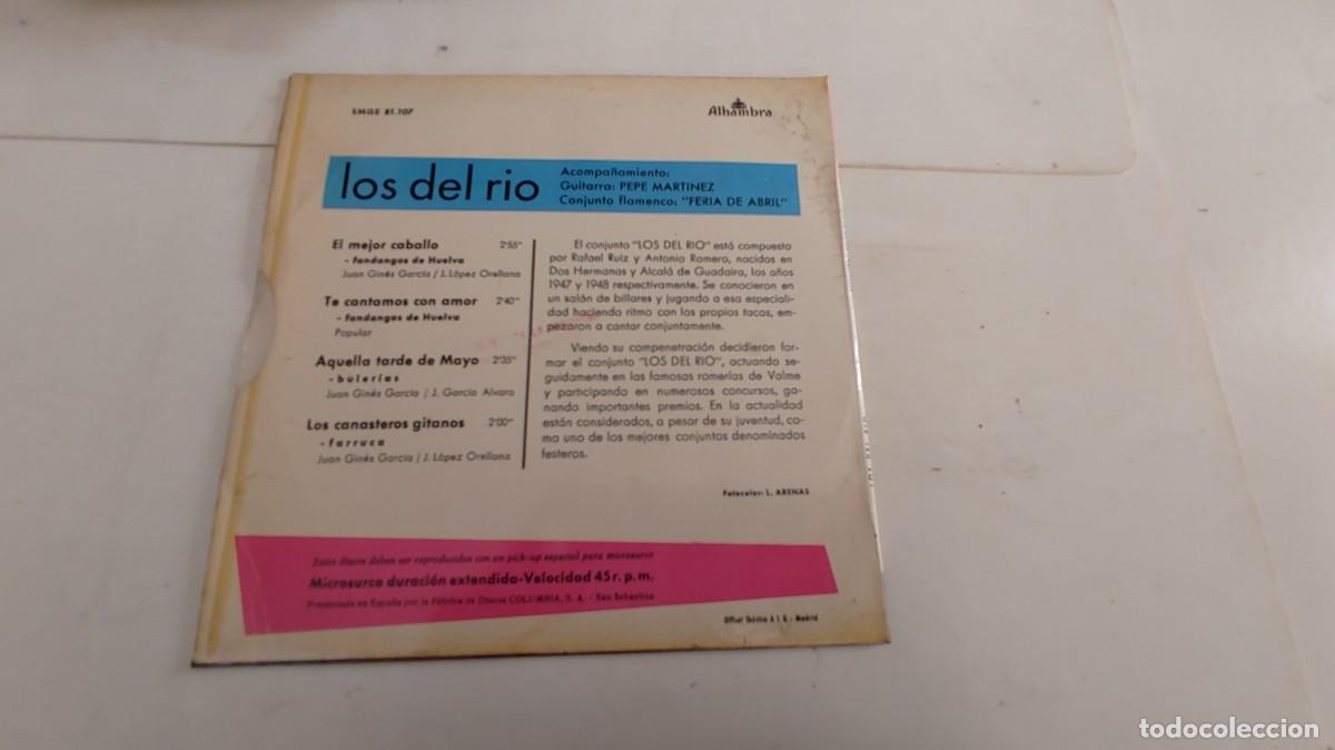 Discos de vinilo: LOS DEL RIO-EP EL MEJOR CABALLO +3 - Foto 2