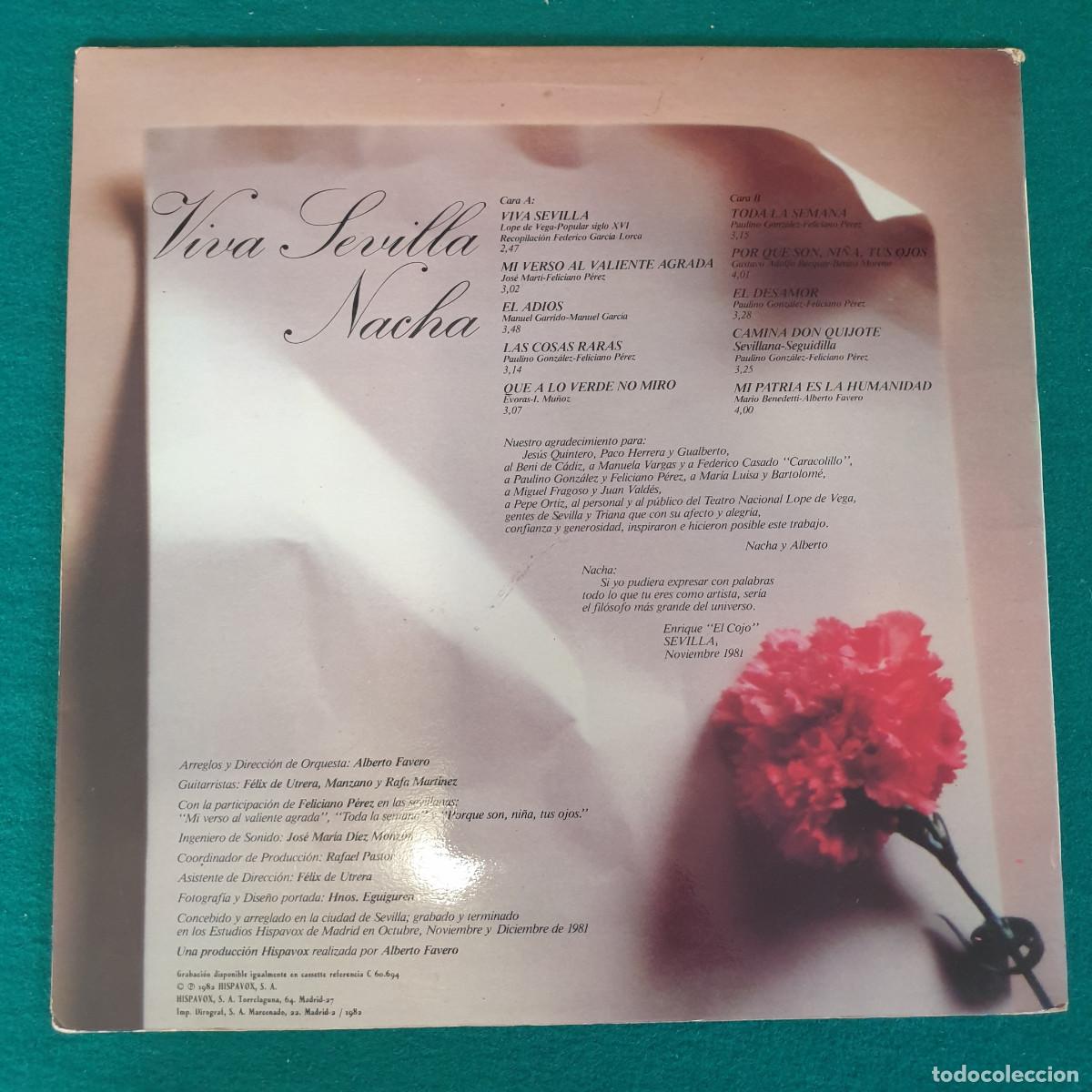 Discos de vinilo: Nacha Guevara &ndash; Viva Sevilla - Foto 2