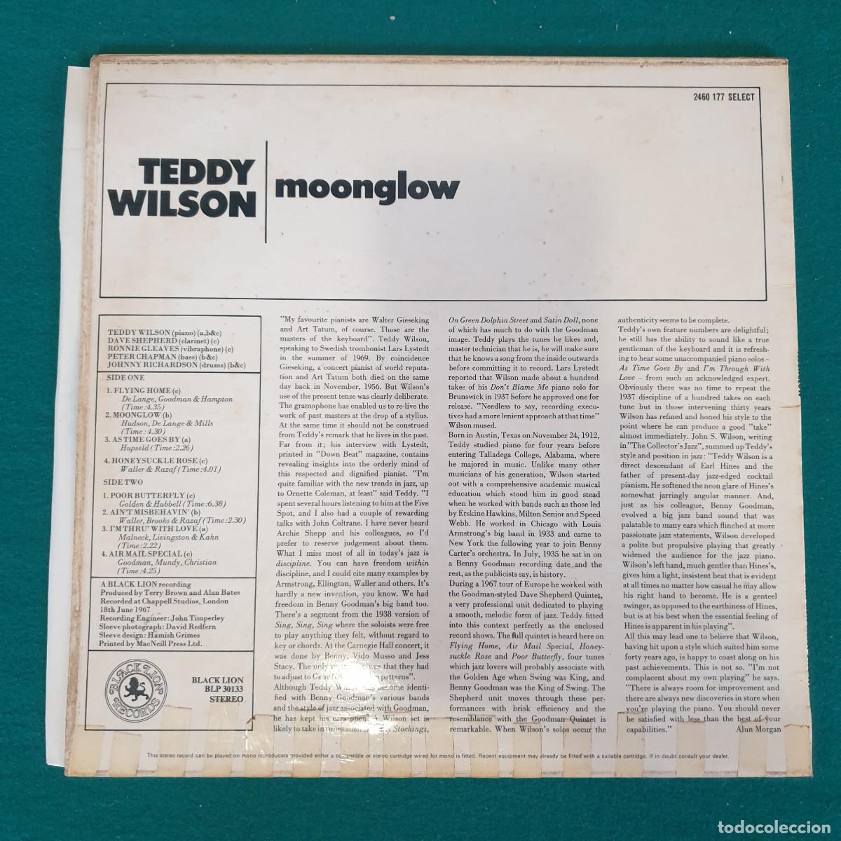 Discos de vinilo: Teddy Wilson &ndash; Moonglow - Foto 2