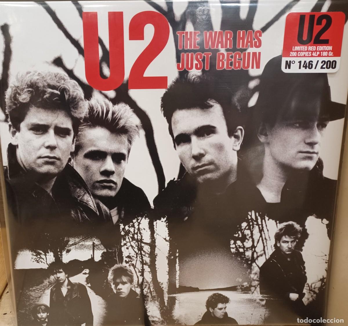 Discos de vinilo: U2 BOX SET 4xLP The War Has Just Begun (Red Coloured Numbered 200 Copies) LP