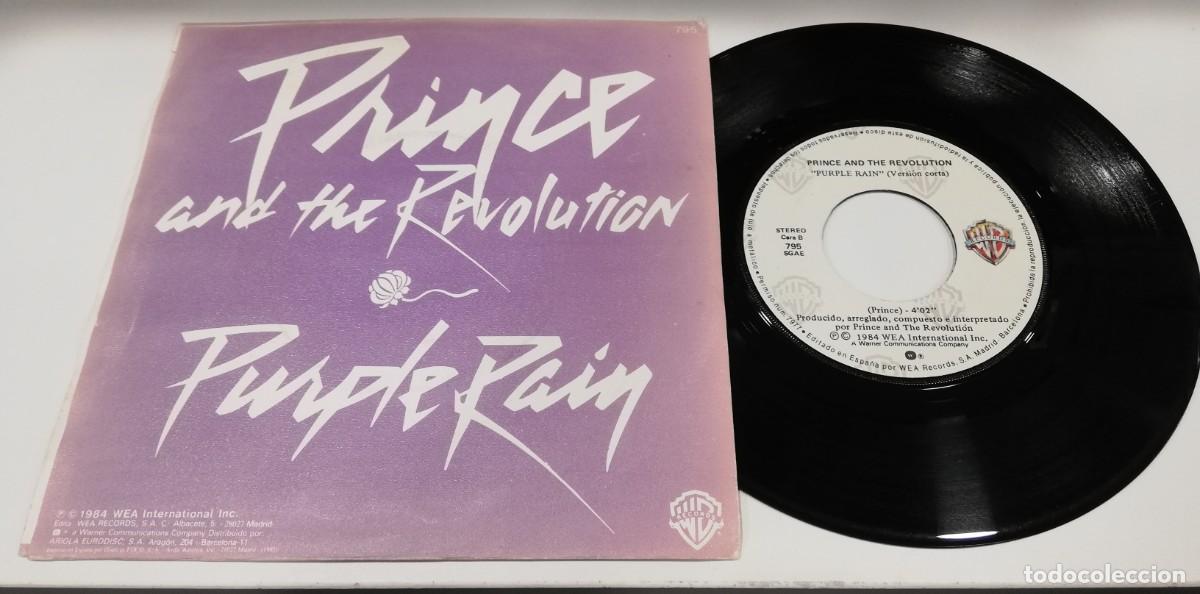 Discos de vinilo: MOST-PRINCE AND THE RVOLUTION WHEN DOVES CRY 7&rdquo; PROMO - Foto 2