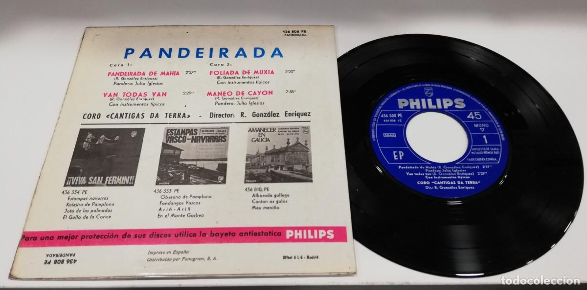 Discos de vinilo: MOST-C&aacute;ntigas Da Terra - Pandeirada (7&rdquo;, Mono) - Foto 2