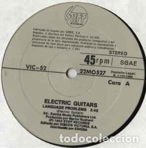 Discos de vinilo: Electric Guitars &lrm;&ndash; Language Problems - Foto 2