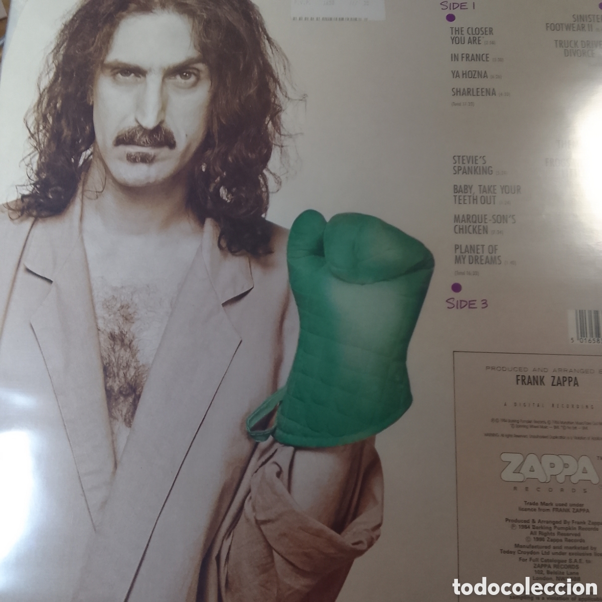 Discos de vinilo: FRANK ZAPPA THEM OR US DOBLE LP - Foto 2