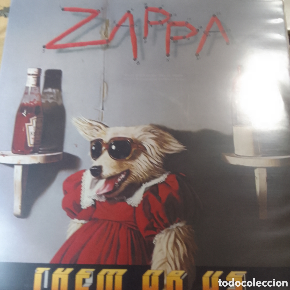 Discos de vinilo: FRANK ZAPPA THEM OR US DOBLE LP - Foto 1