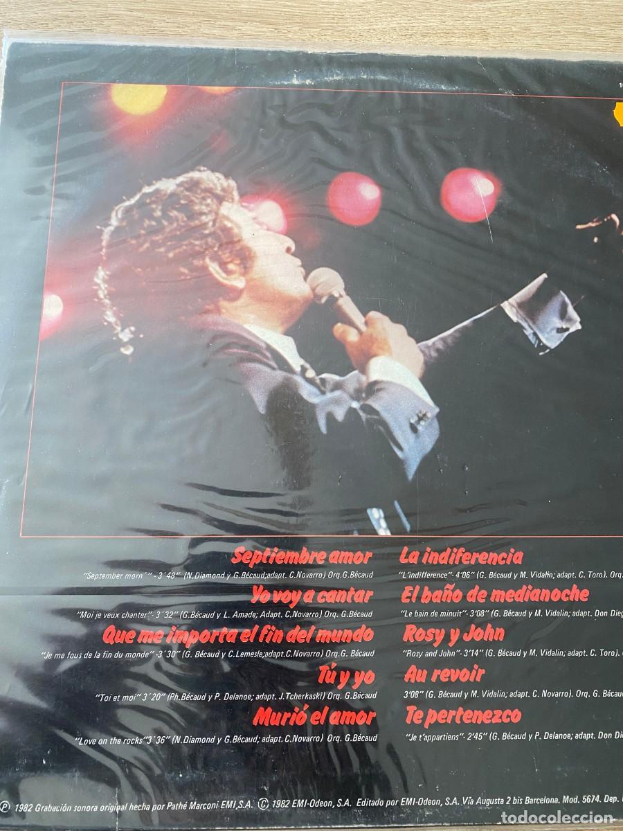 Discos de vinilo: GILBERT BECAUD EN ESPA&Ntilde;OL LP - Foto 2
