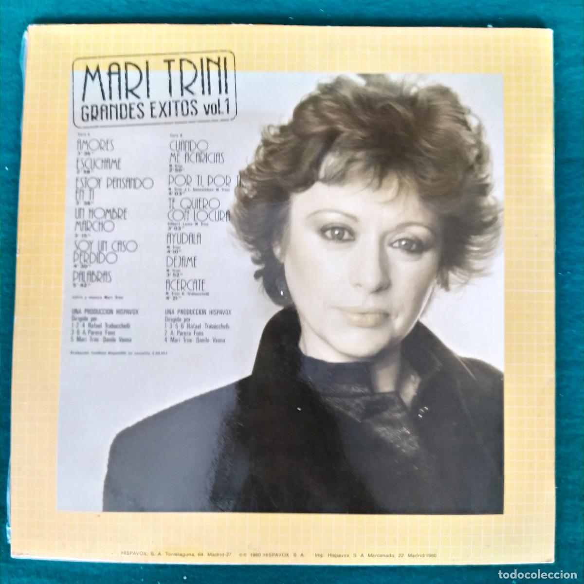 Discos de vinilo: Mari Trini &ndash; Grandes &Eacute;xitos, Vol. 1 - Foto 2