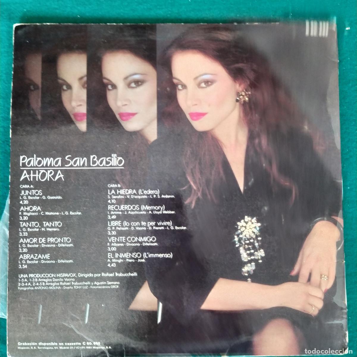 Discos de vinilo: Paloma San Basilio &ndash; Ahora - Foto 2