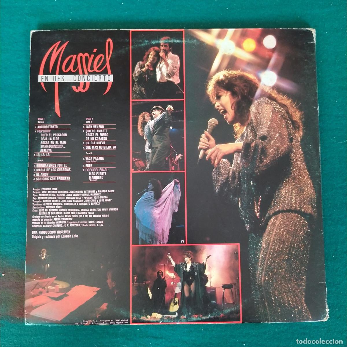 Discos de vinilo: Massiel &ndash; En Des... Concierto - Foto 2