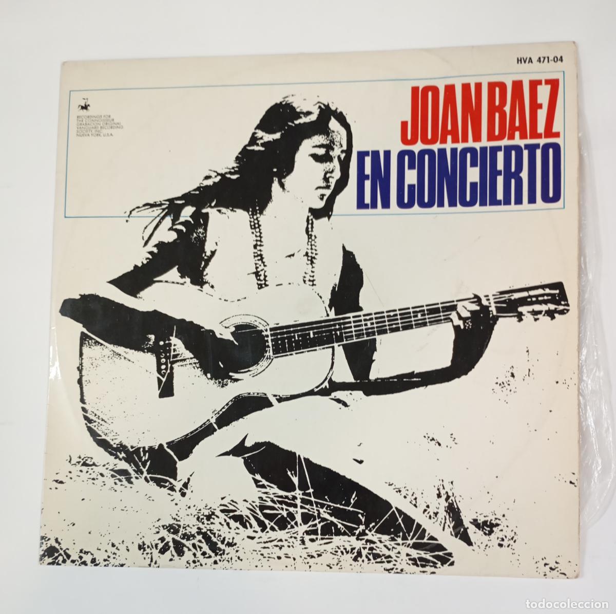 Discos de vinilo: Joan Baez &lrm;&ndash; En Concierto. LP. TDKLP7 - Foto 1