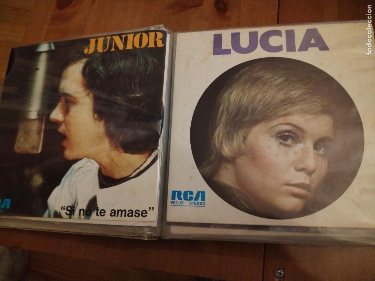 Discos de vinilo: Lote 23 singles varios con estuche - Foto 3