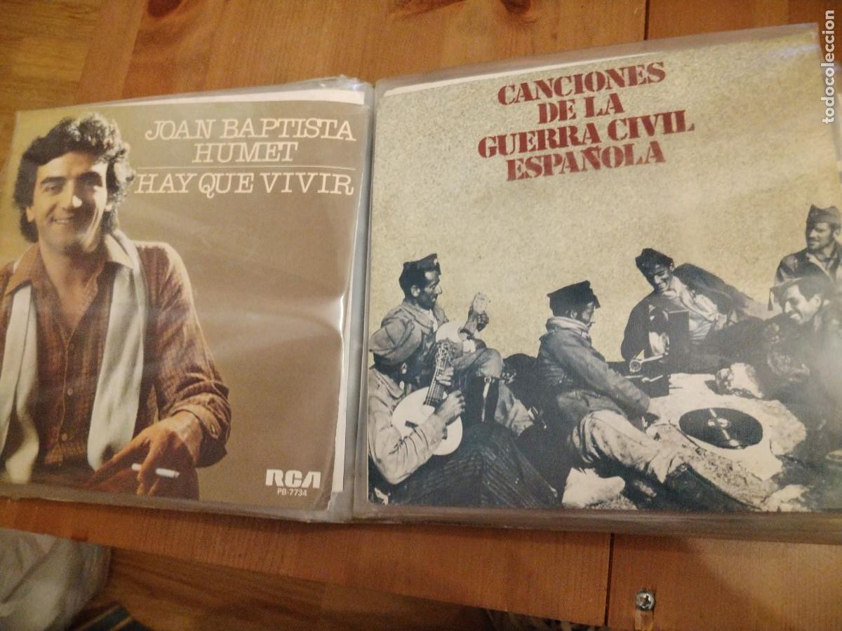 Discos de vinilo: Lote 23 singles varios con estuche - Foto 5