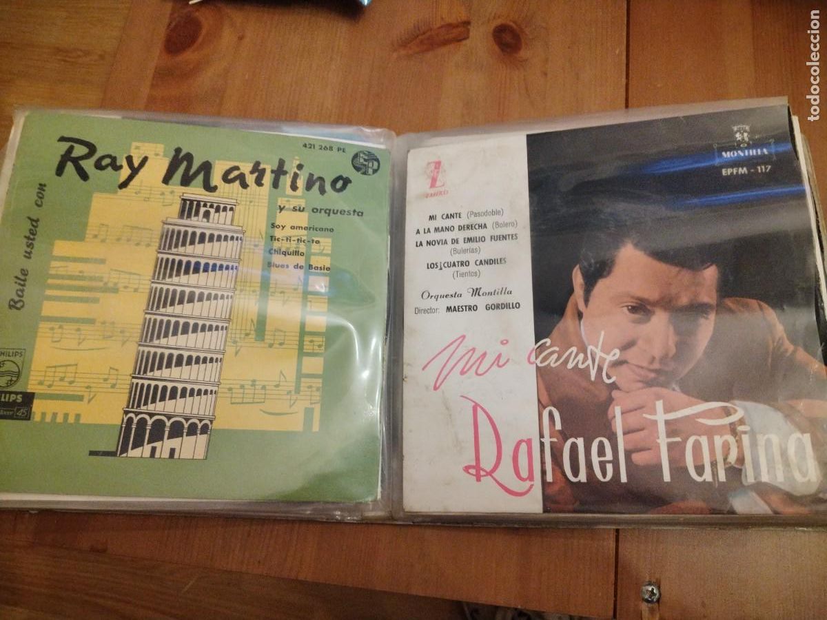 Discos de vinilo: Lote 23 singles varios con estuche - Foto 9