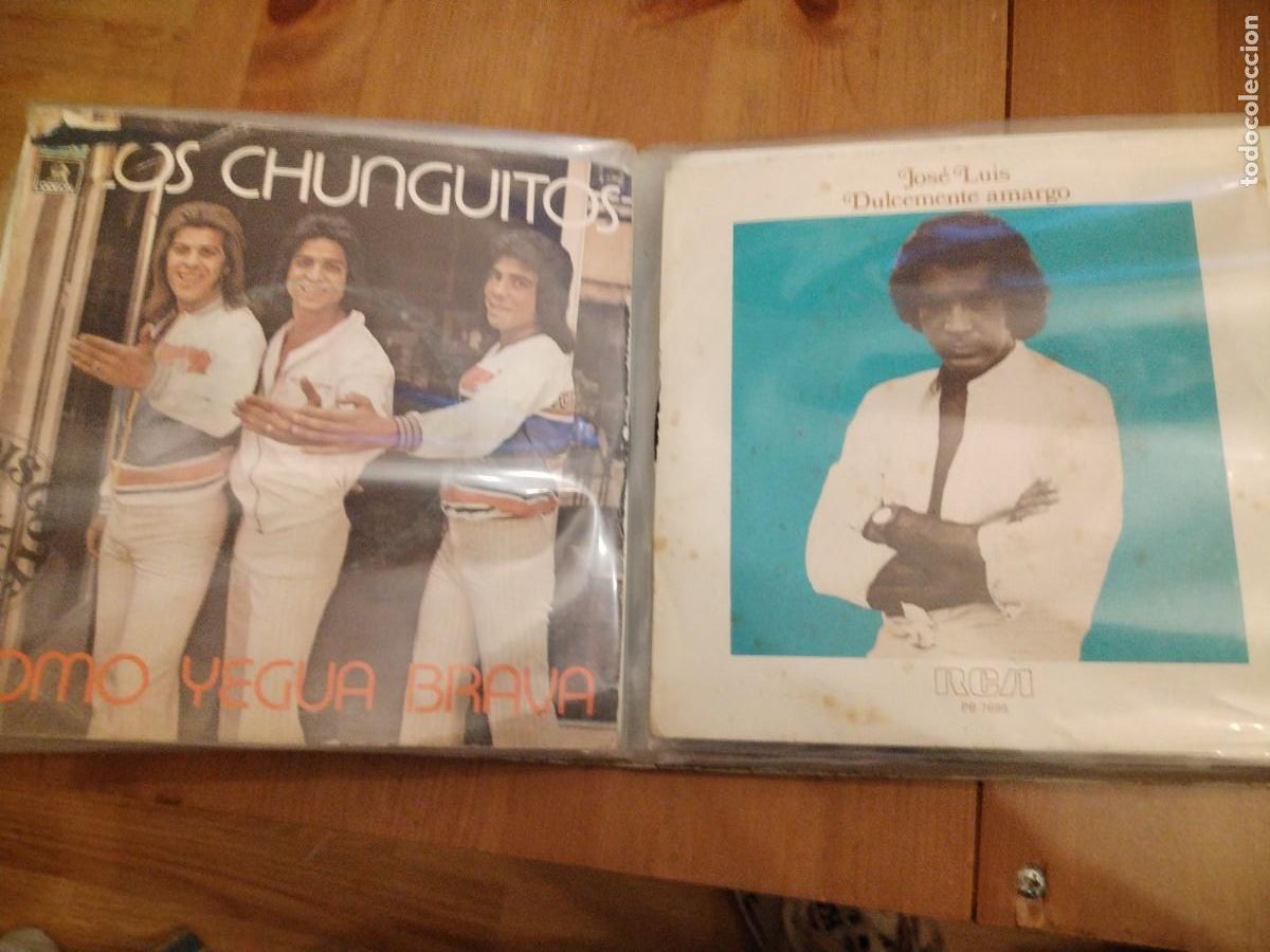 Discos de vinilo: Lote 23 singles varios con estuche - Foto 10