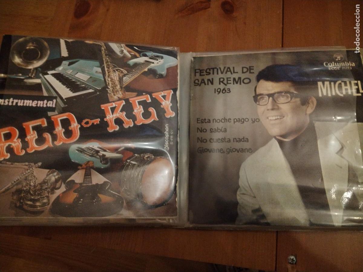 Discos de vinilo: Lote 23 singles varios con estuche - Foto 11