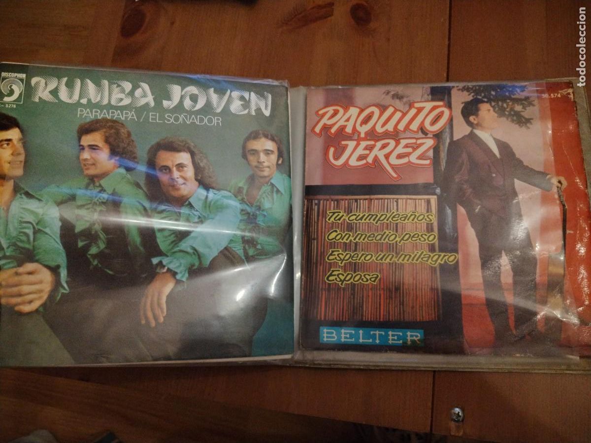 Discos de vinilo: Lote 23 singles varios con estuche - Foto 13