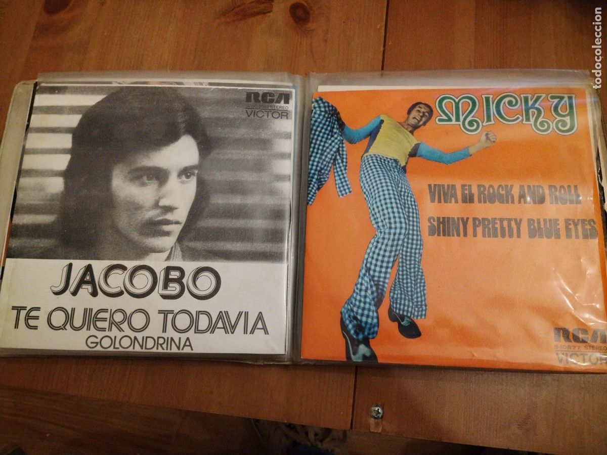 Discos de vinilo: Lote 24 singles con estuche - Foto 6