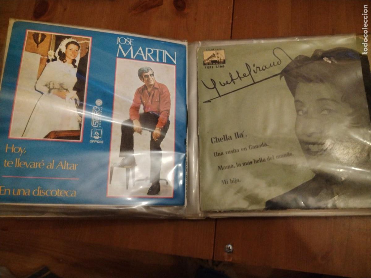 Discos de vinilo: Lote 24 singles con estuche - Foto 11