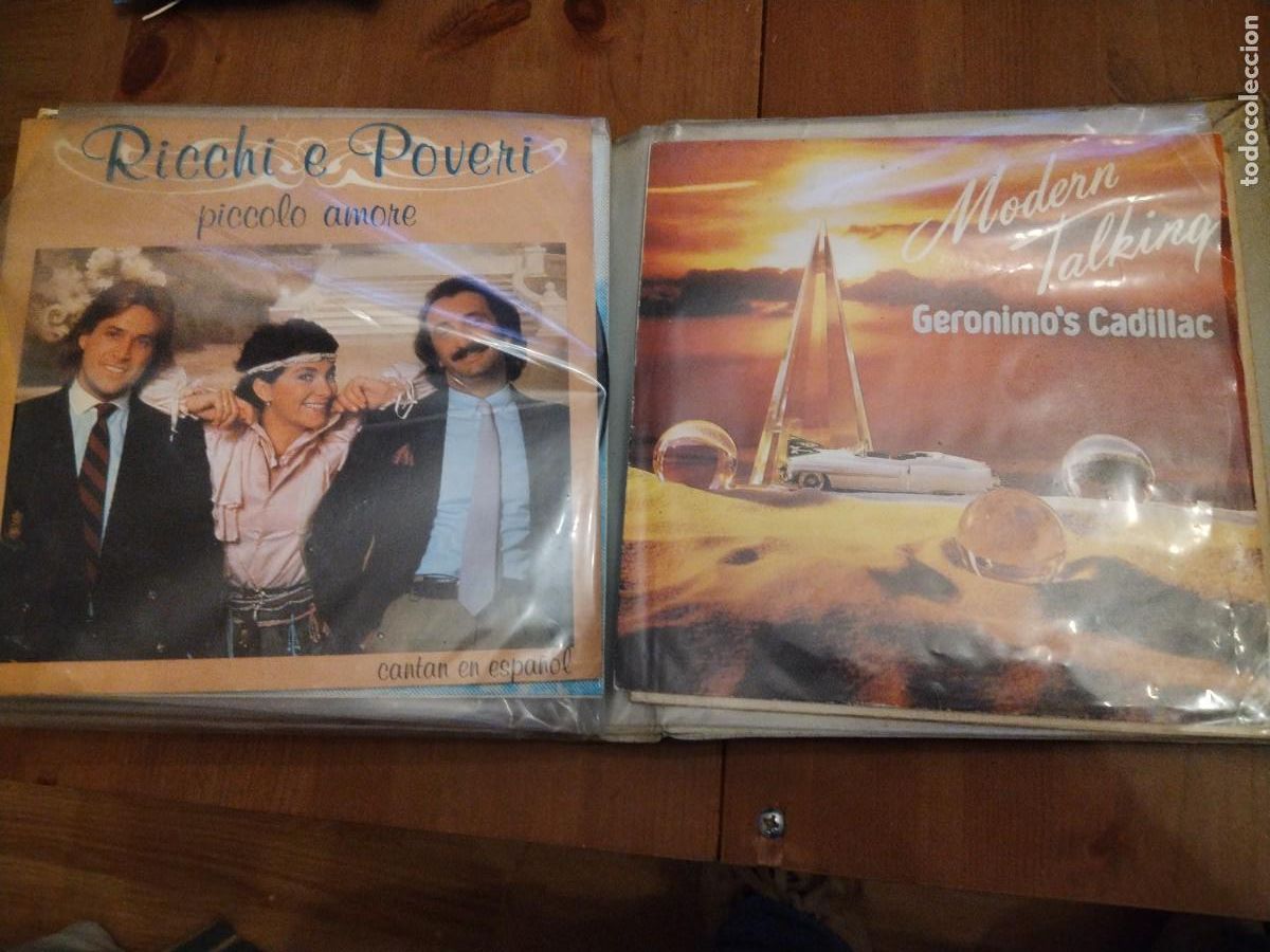 Discos de vinilo: Lote 24 singles con estuche - Foto 13