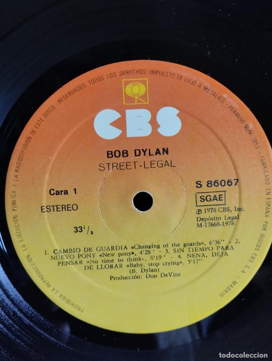 Discos de vinilo: BOB DYLAN ---- STREET LEGAL - Foto 4