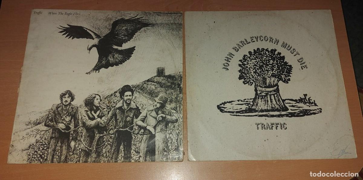 Discos de vinilo: 2 LP TRAFFIC WHEN THE EAGLE FLIES + JOHN BARLEYCORN ESPA&Ntilde;A - Foto 1